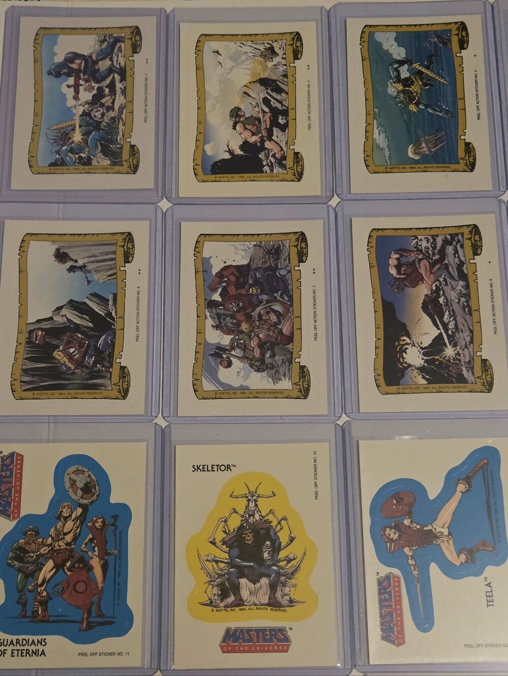 Vintage 1984 Topps Masters of the Universe Card Lot - He-Man, Skeletor, EUC, 80s - Picture 2 of 9